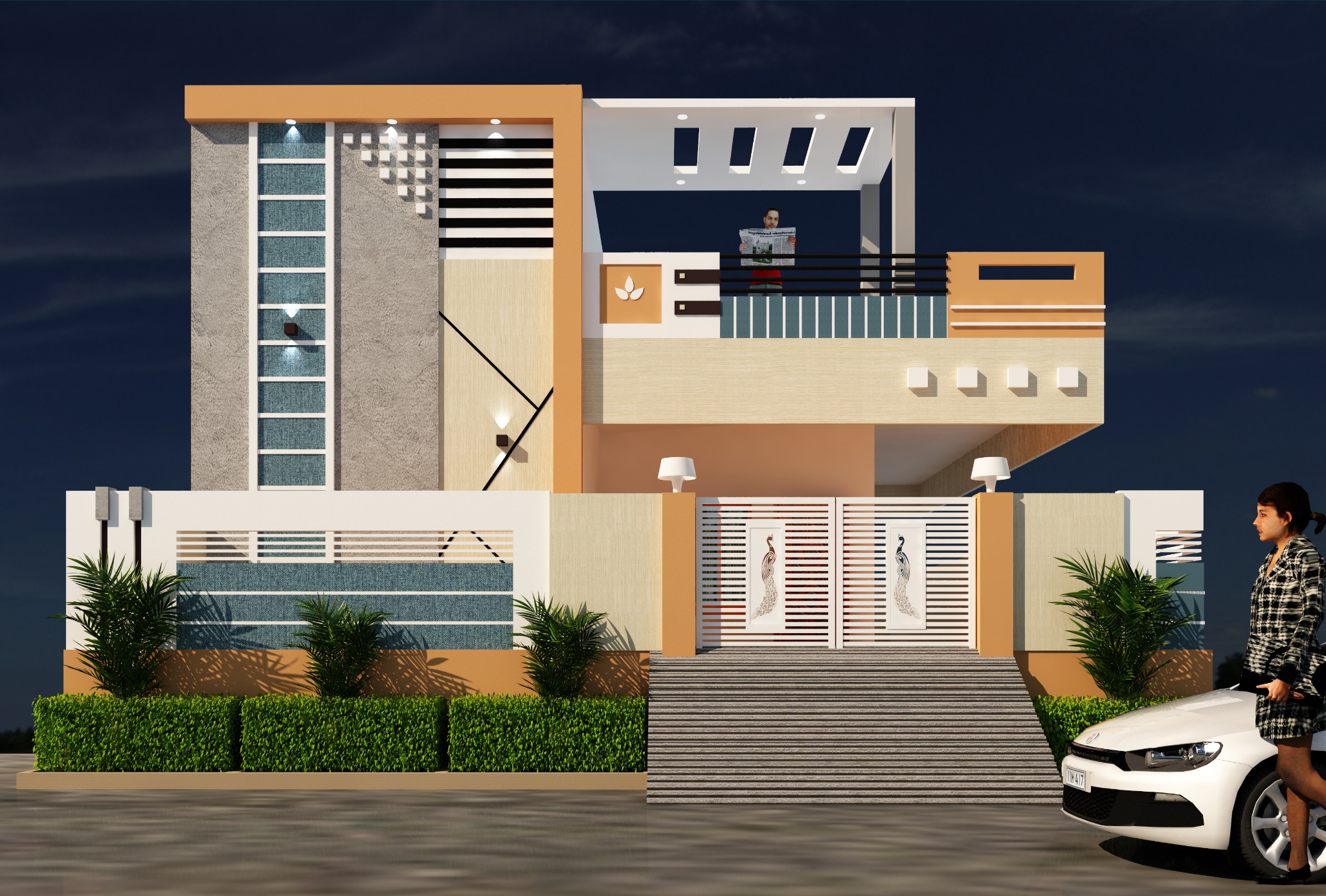 Ground floor house elevation — Design 1 — SME Consultancy