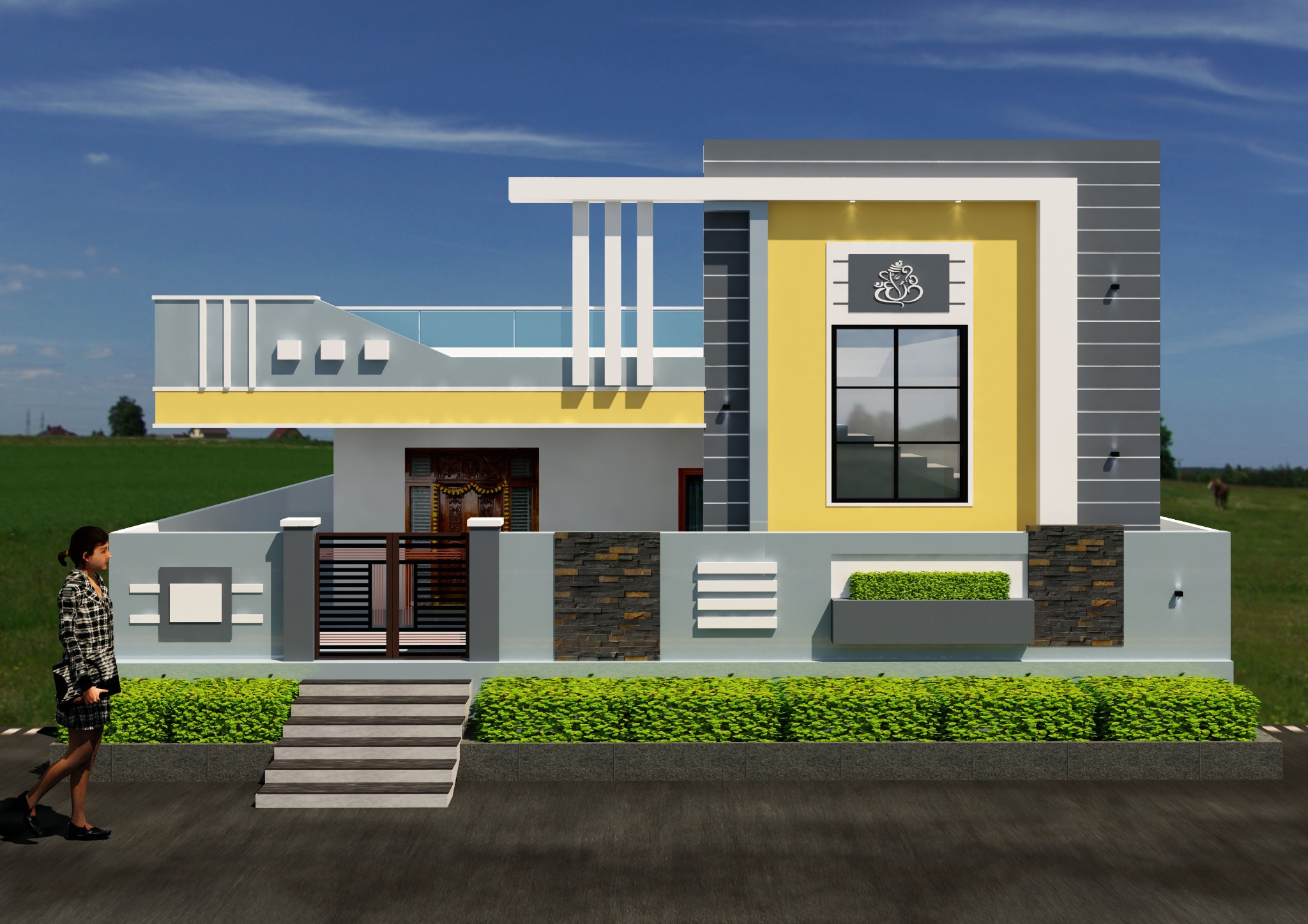 Ground floor house elevation — Design 3 — SME Consultancy