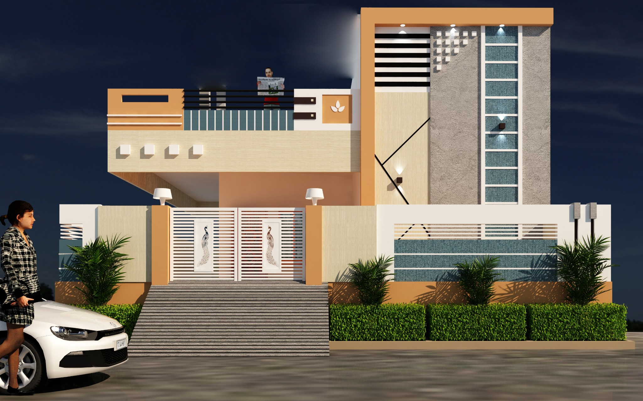 Ground floor house elevation — Design 6 — SME Consultancy