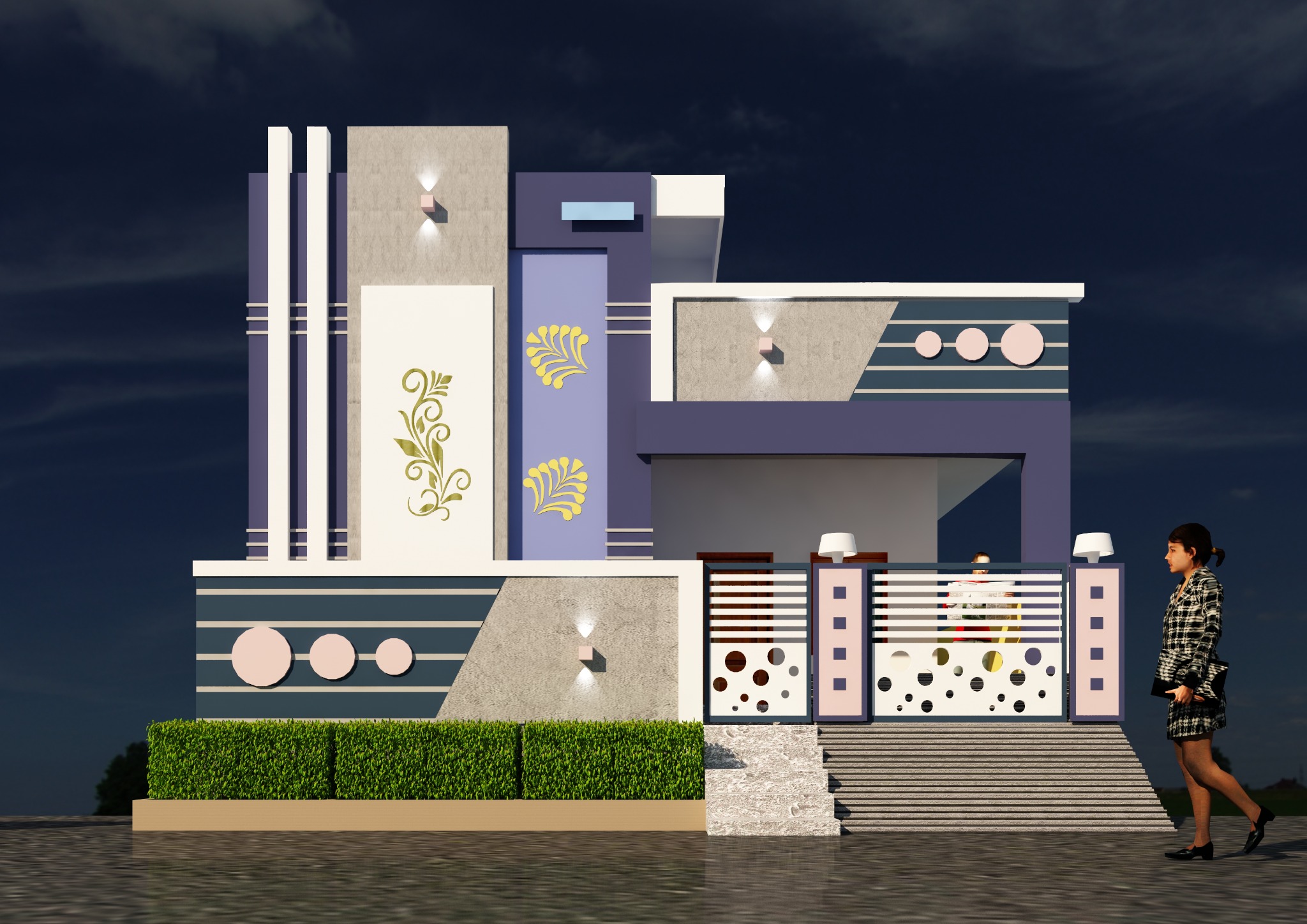 Ground floor house elevation — Design 7 — SME Consultancy