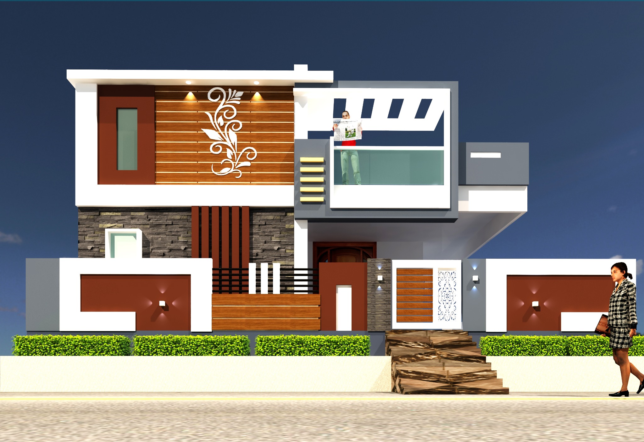 Ground floor house elevation — Design 8 — SME Consultancy