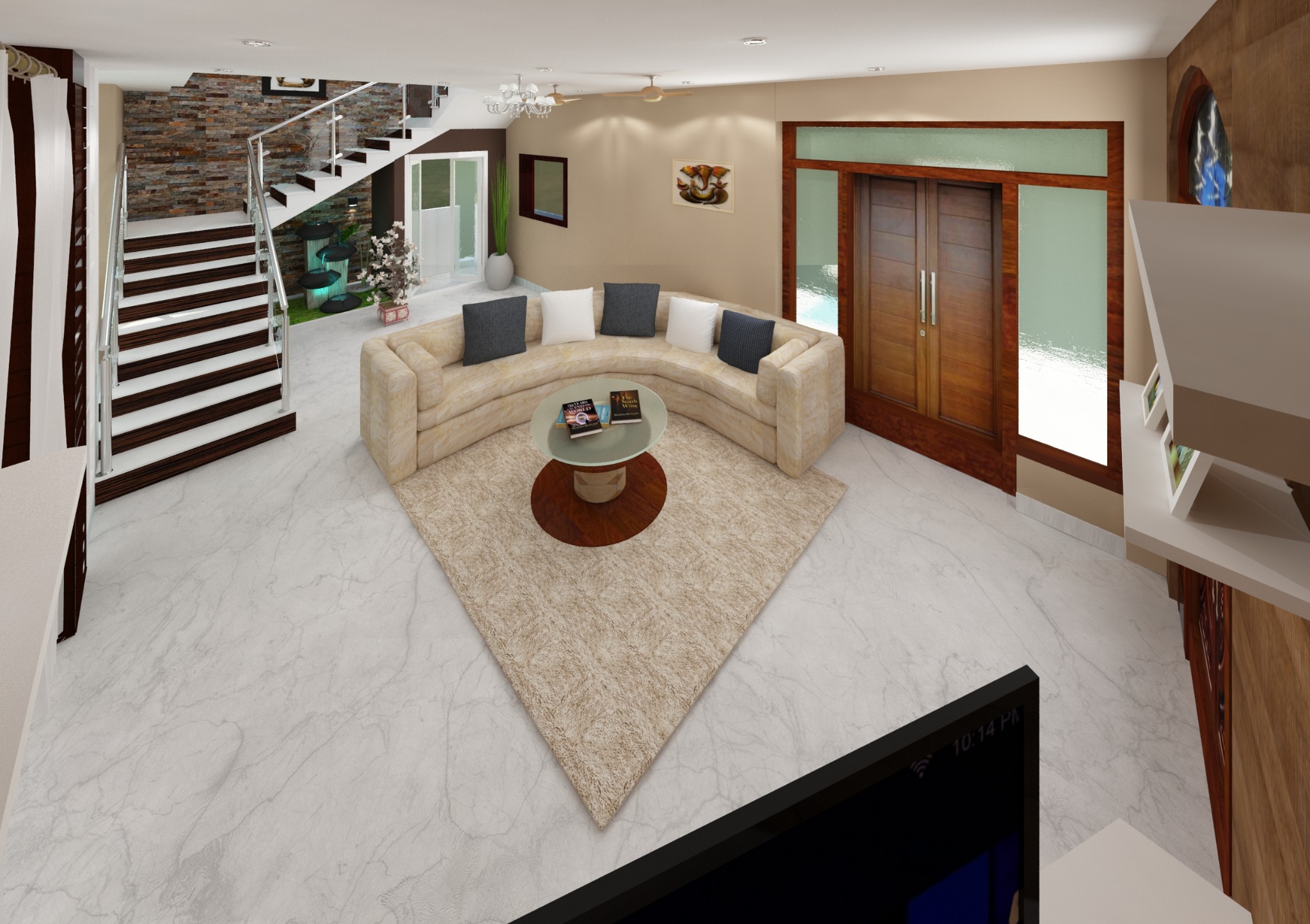 SME Consultancy Living Room — Seating Layout