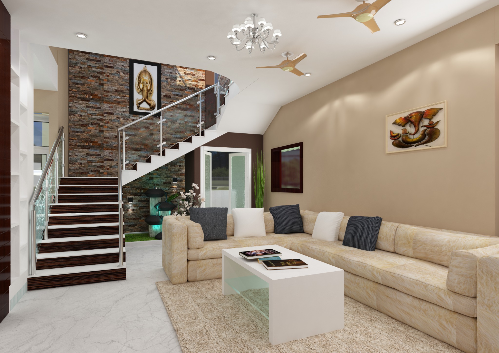 House 01 living room design