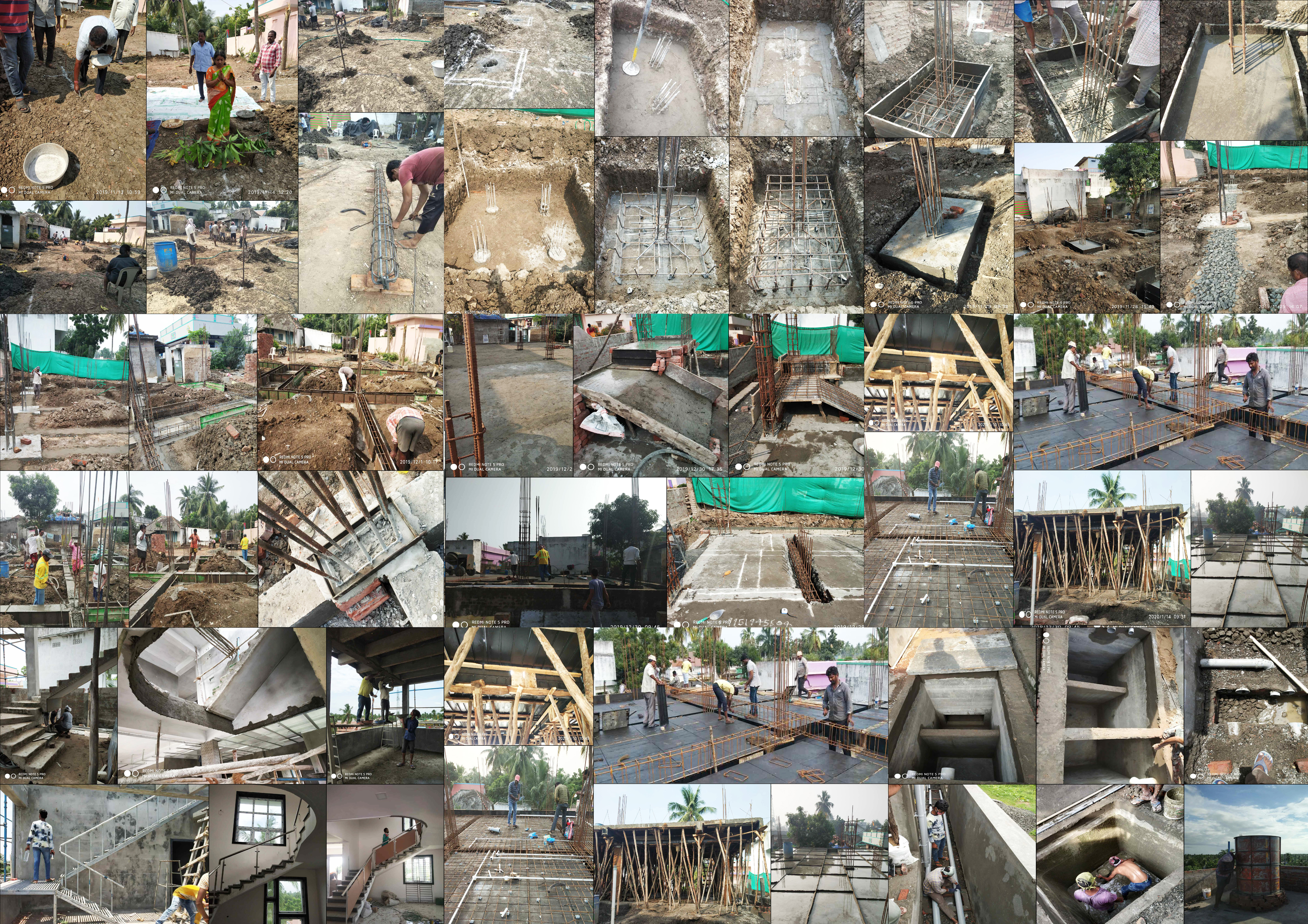 SME Consultancy site visits and construction progress collage