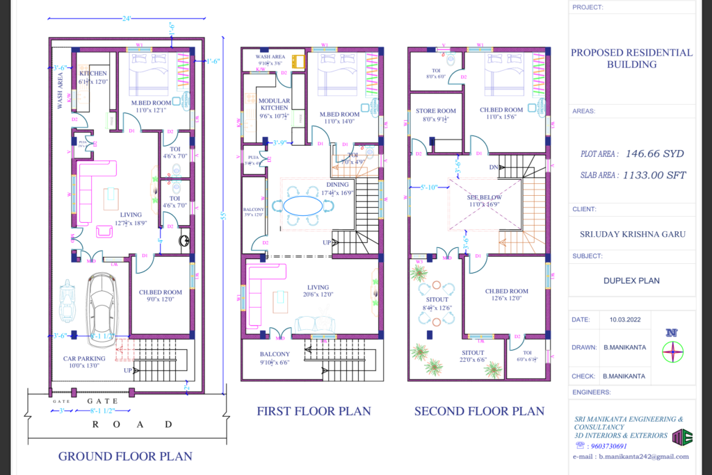 SME Consultancy — Duplex House Plans