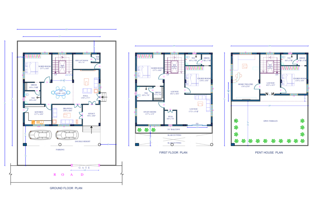 SME Consultancy — Corner Plot House Plans