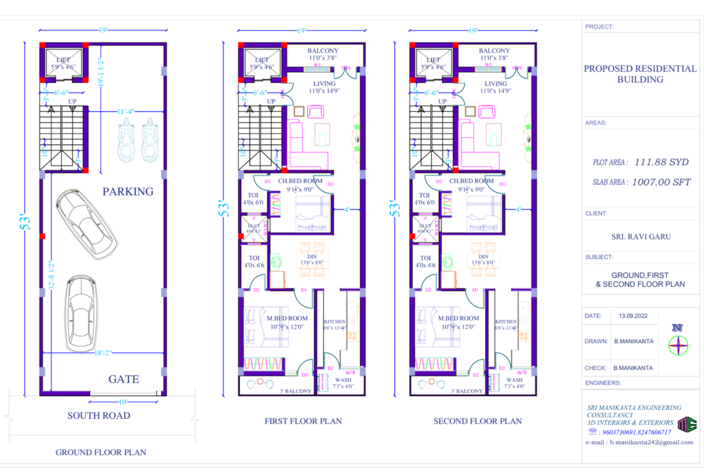 SME Consultancy — 19 × 53 House Plans