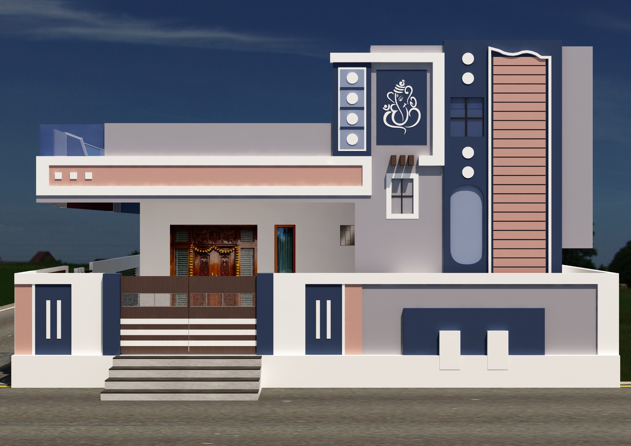Ground floor house elevation — Design 13 — SME Consultancy