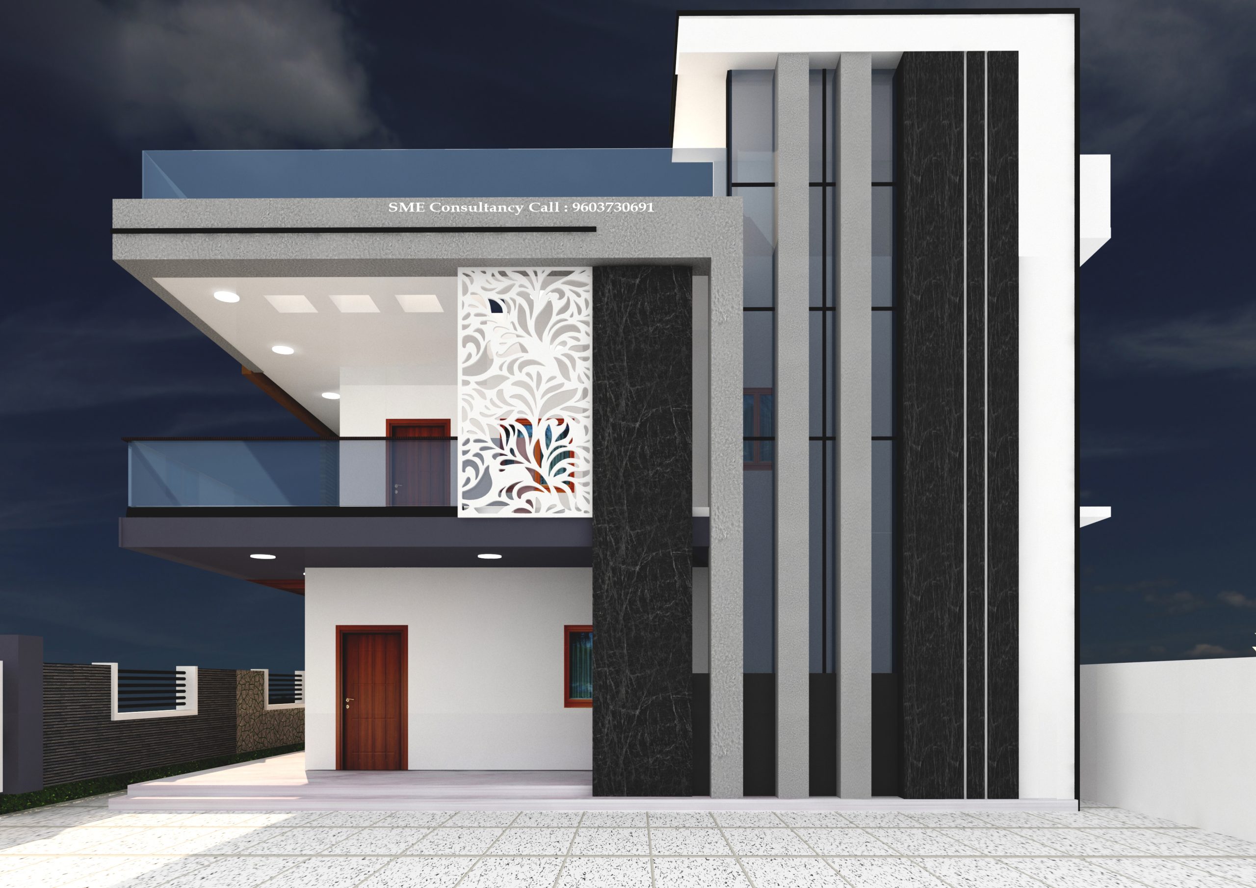 G+1 house elevation — Design 21 — SME Consultancy