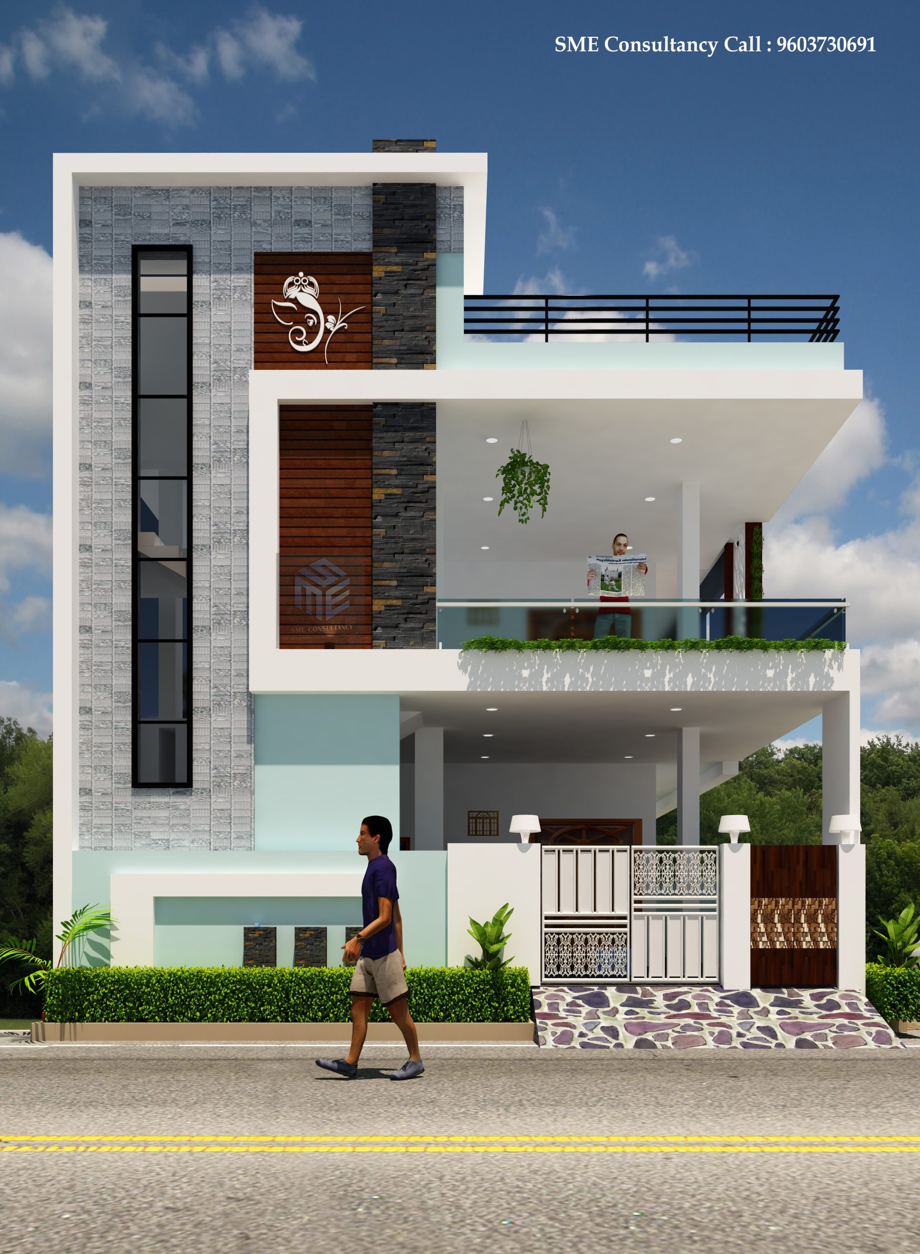 G+1 house elevation — Design 29 — SME Consultancy