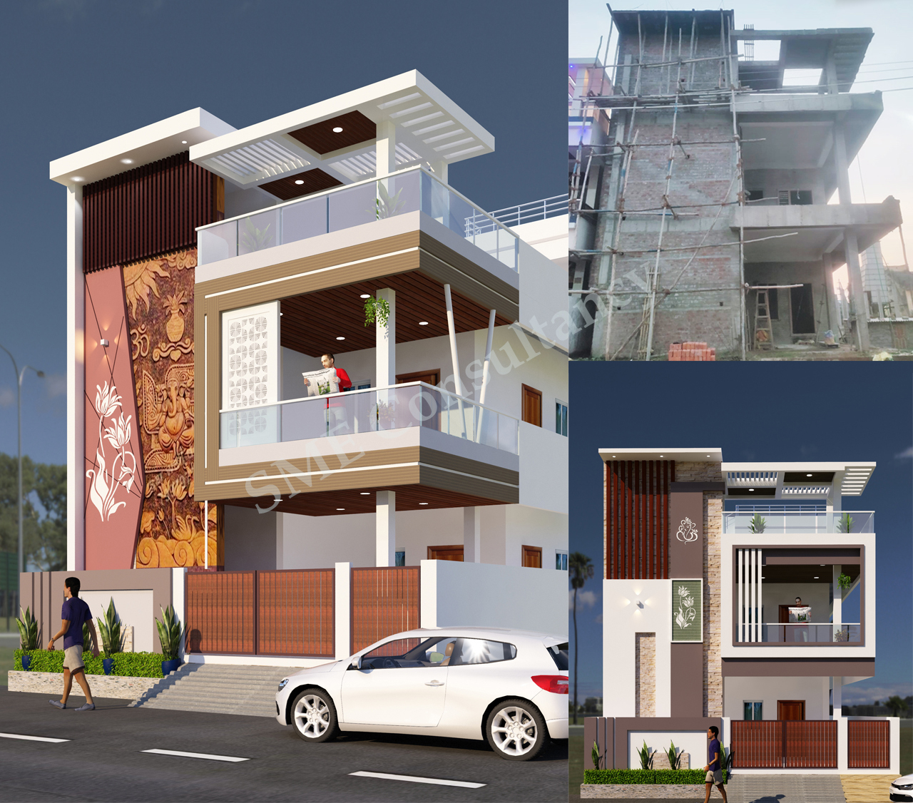 G+1 house elevation — Design 31 — SME Consultancy
