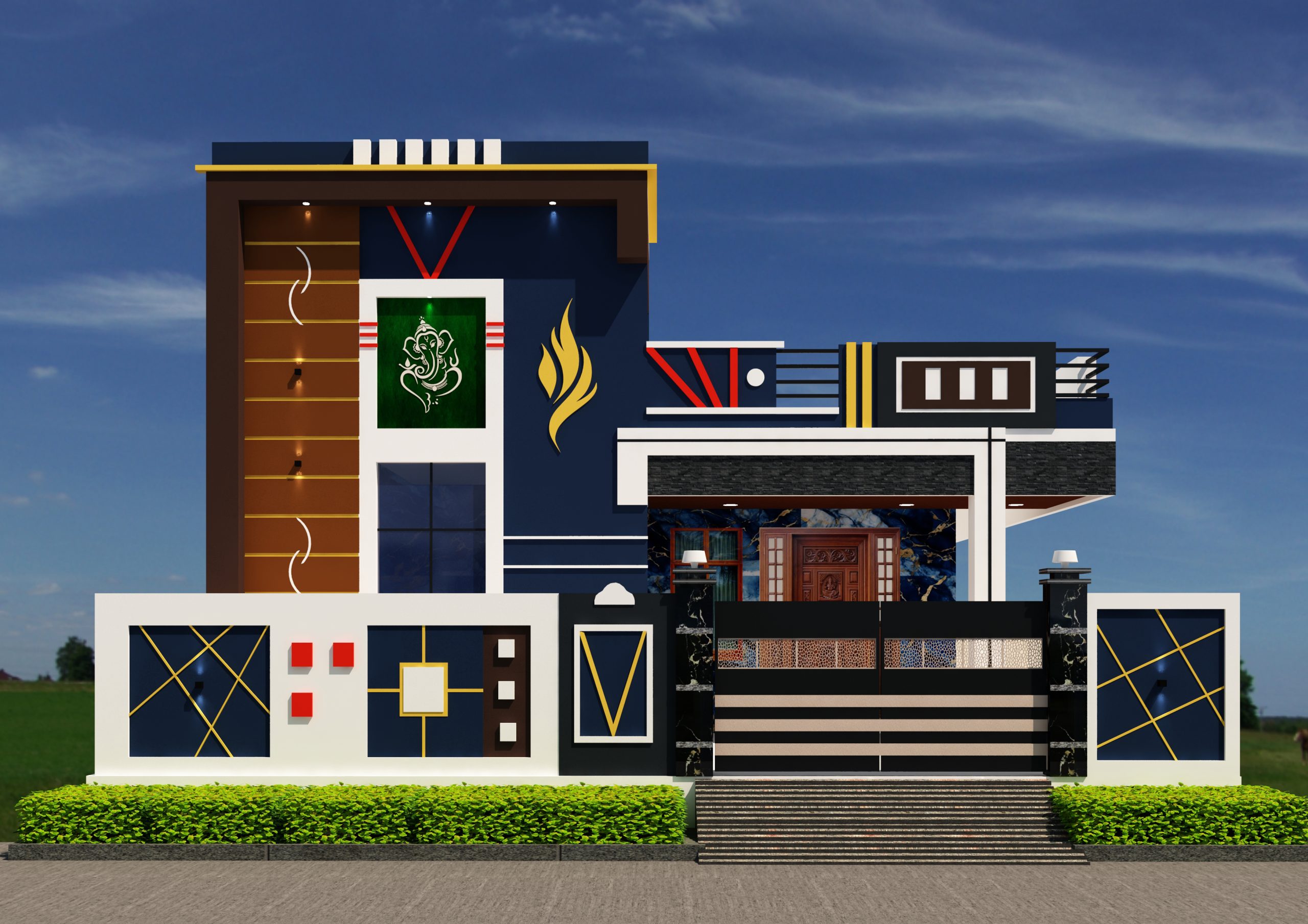 Ground floor house elevation — Design 9 — SME Consultancy