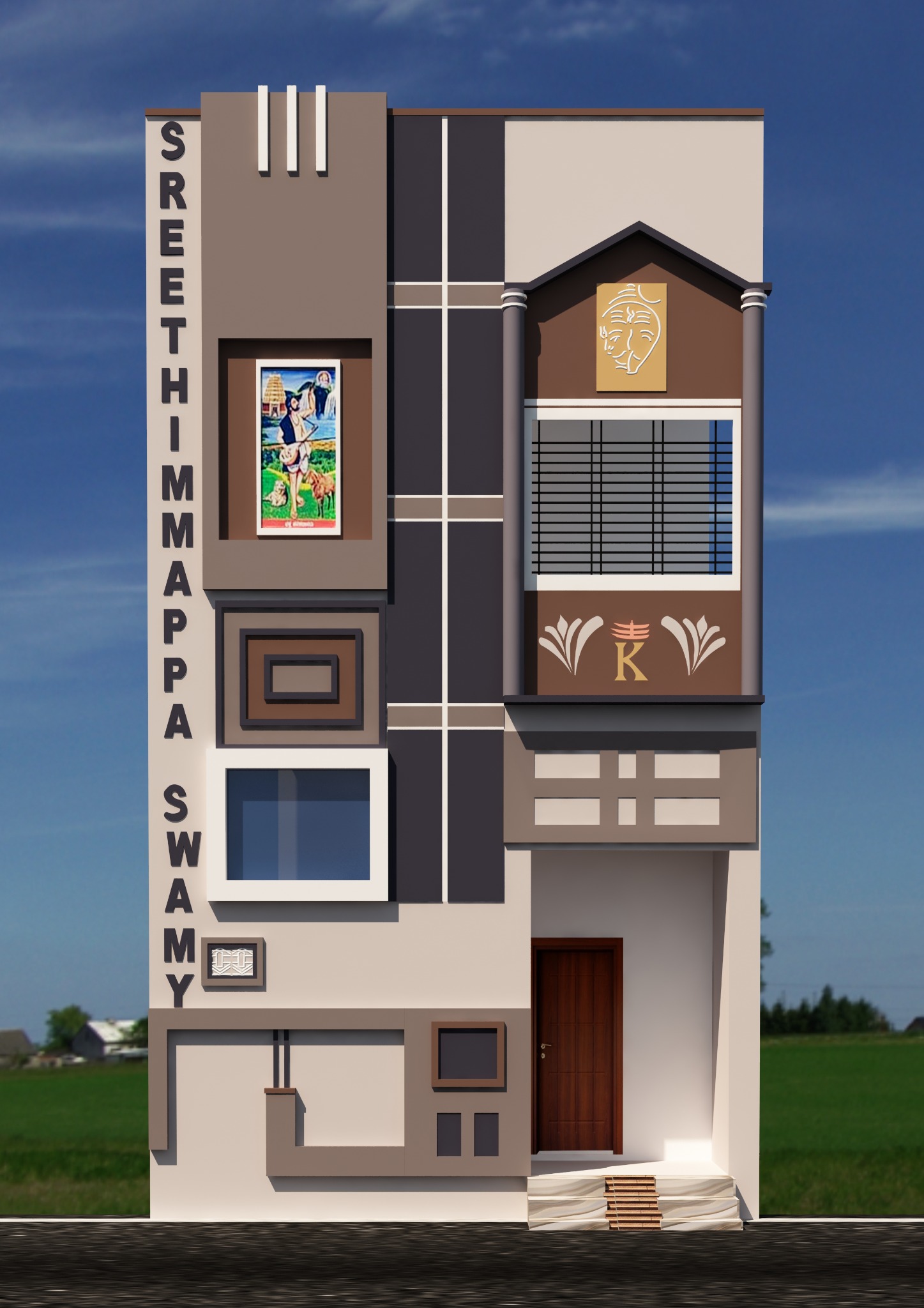 SME Consultancy G+2 Exterior Colour Options — colour option 1