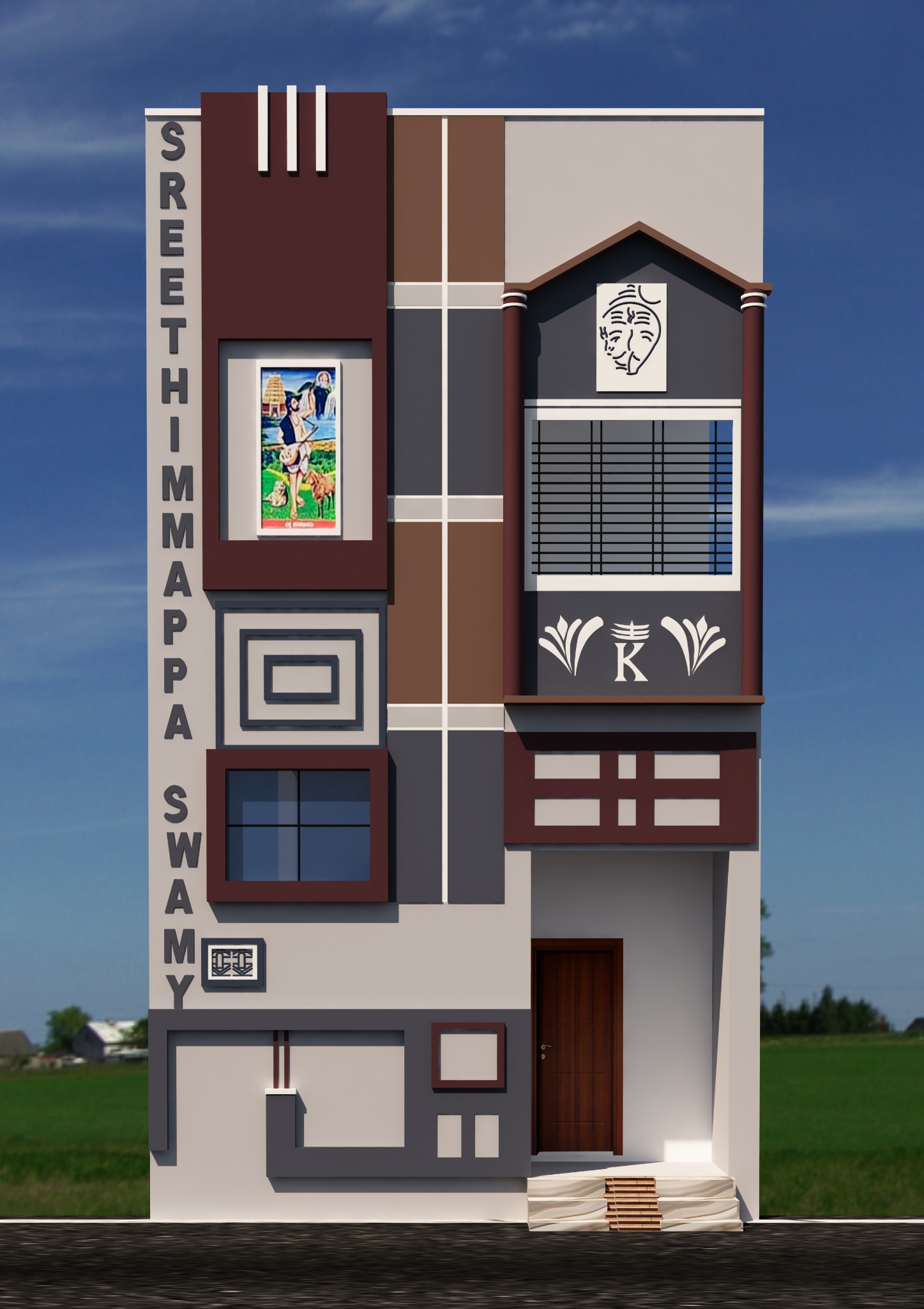 SME Consultancy G+2 Exterior Colour Options — colour option 3