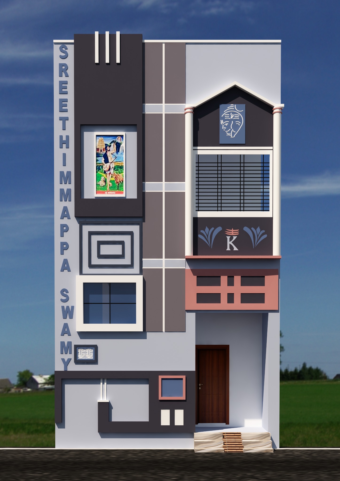 SME Consultancy G+2 Exterior Colour Options — colour option 4