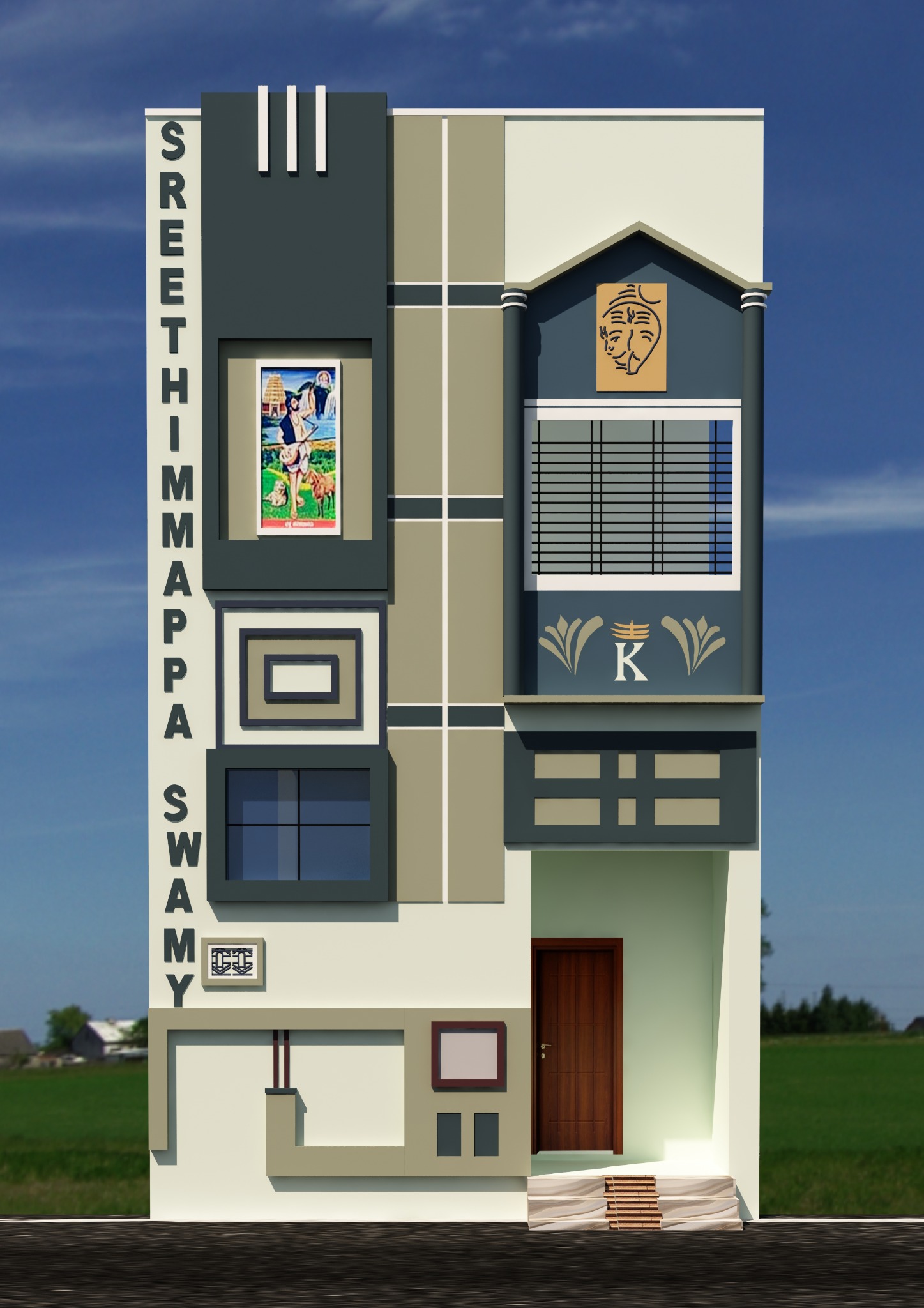 SME Consultancy G+2 Exterior Colour Options — colour option 5