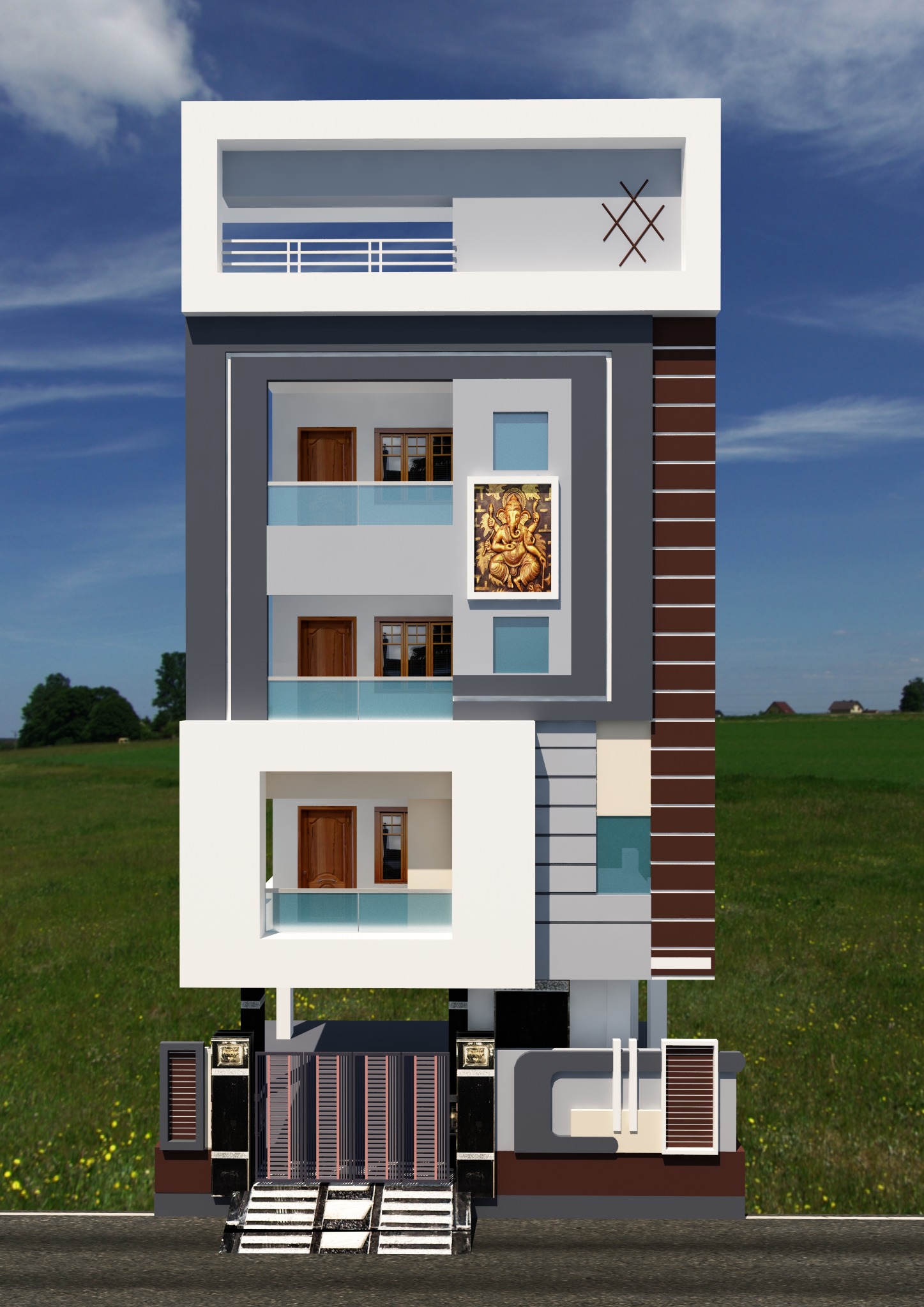 SME Consultancy Modern Vertical Elevation Colours — colour option 2