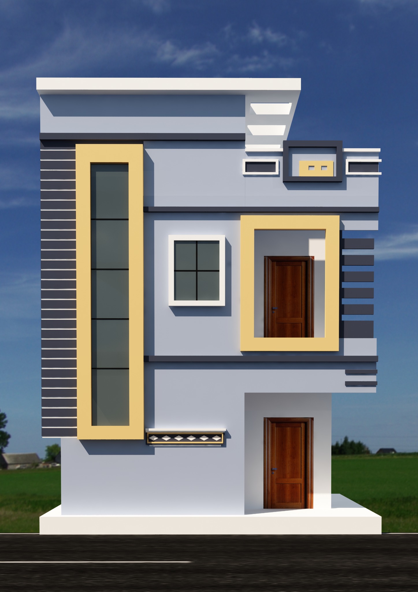 SME Consultancy G+1 Façade Colour Options — colour option 1