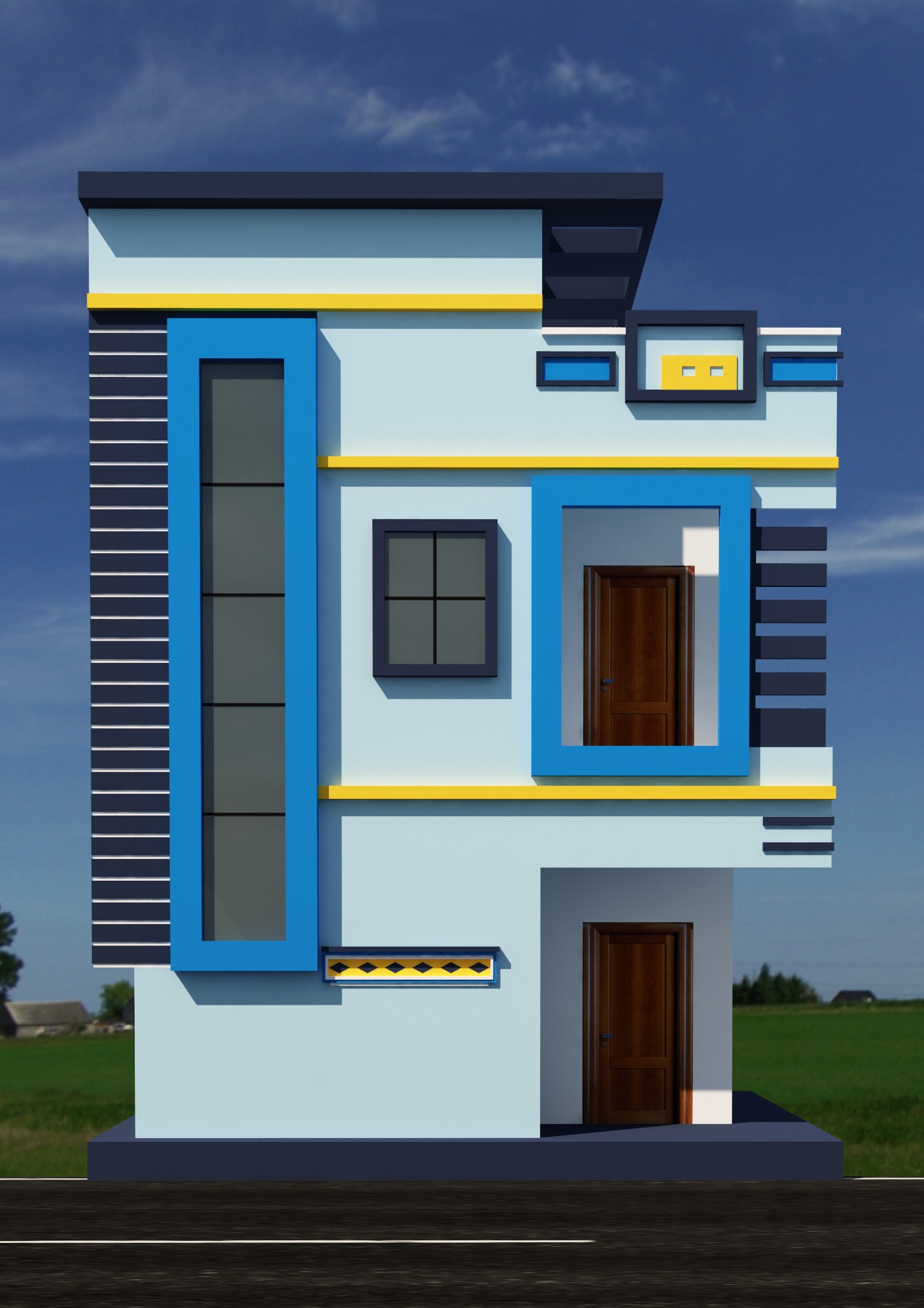 SME Consultancy G+1 Façade Colour Options — colour option 3