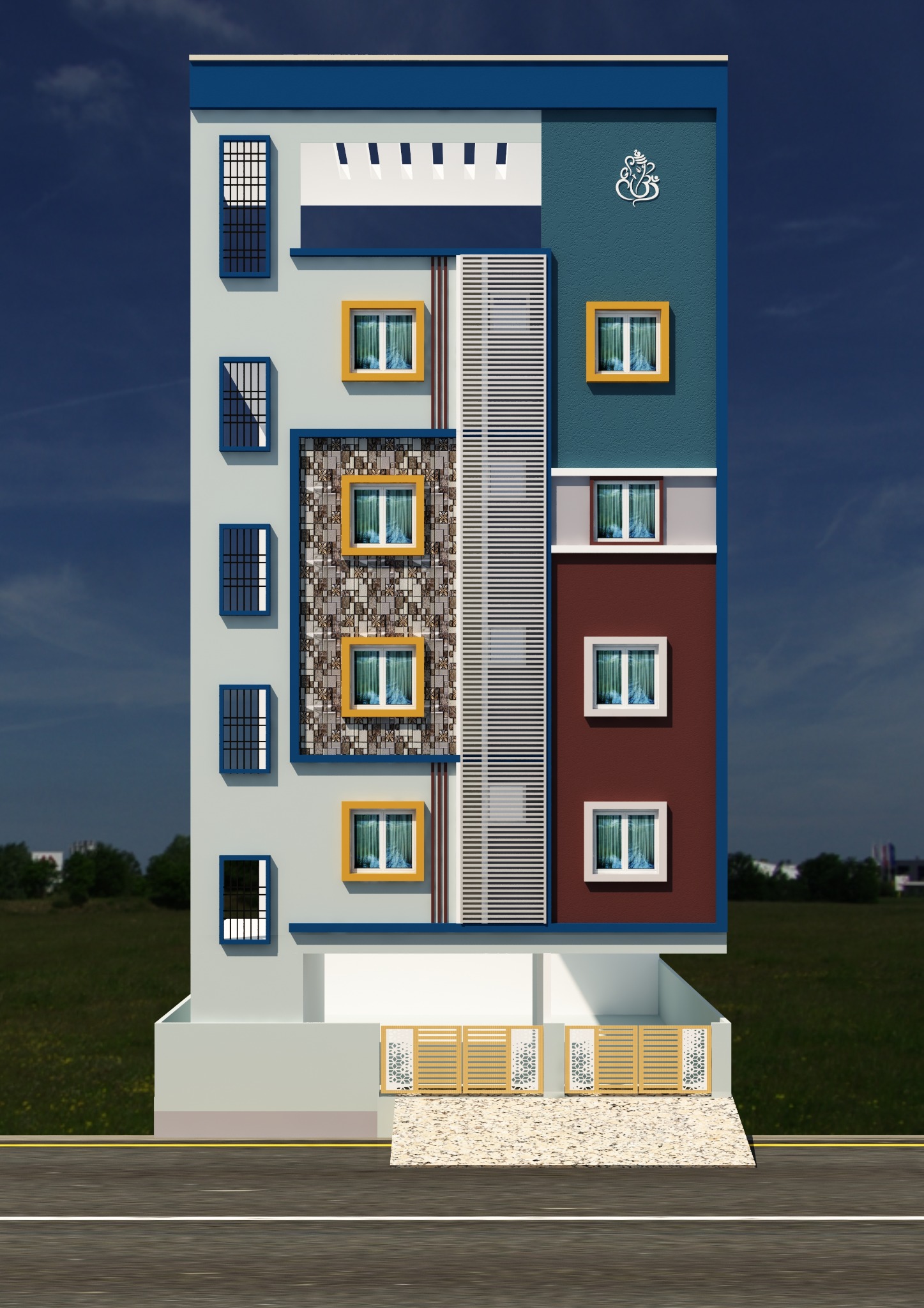 SME Consultancy Multi-storey Exterior Colours — colour option 5