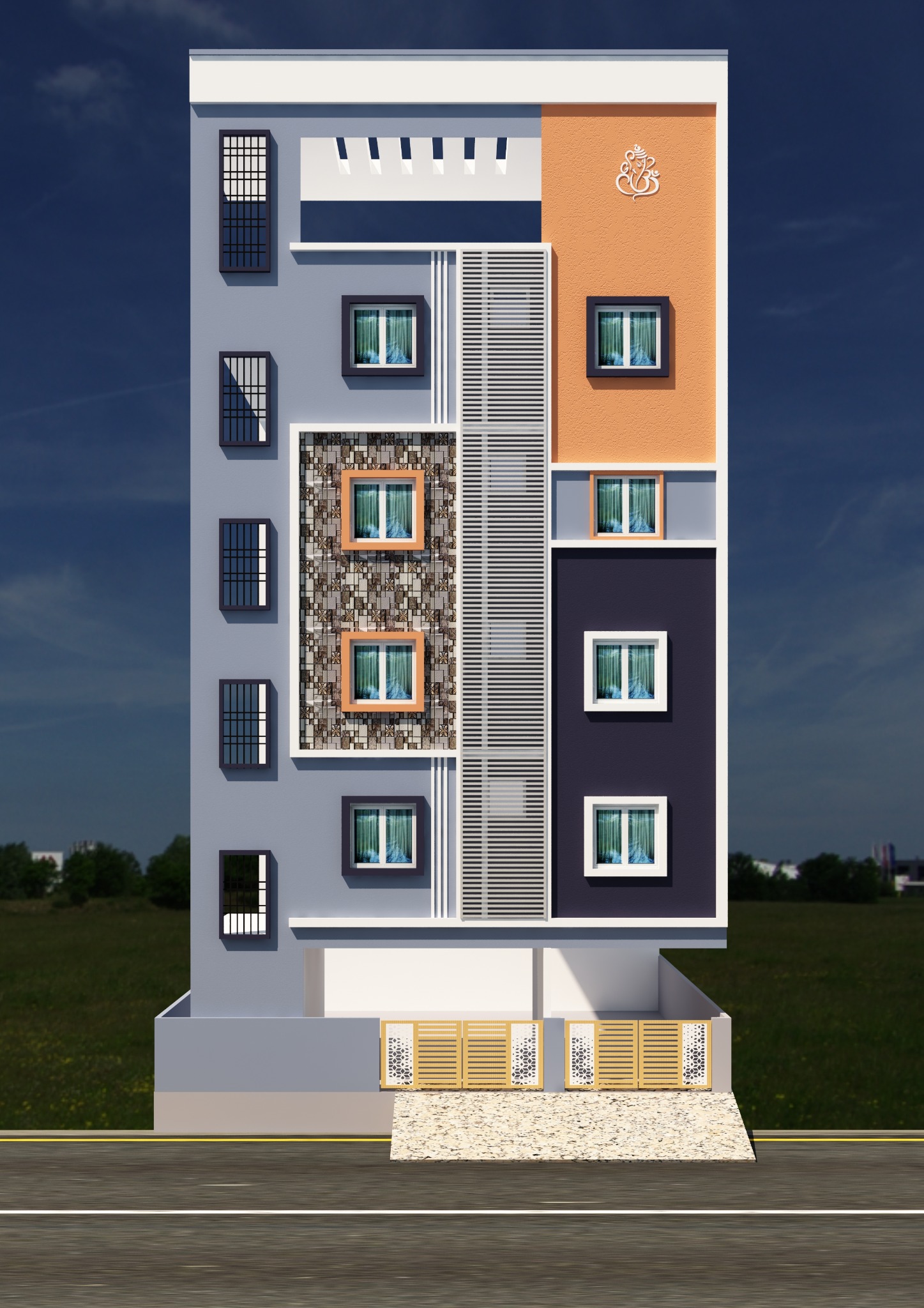 SME Consultancy Multi-storey Exterior Colours — colour option 6