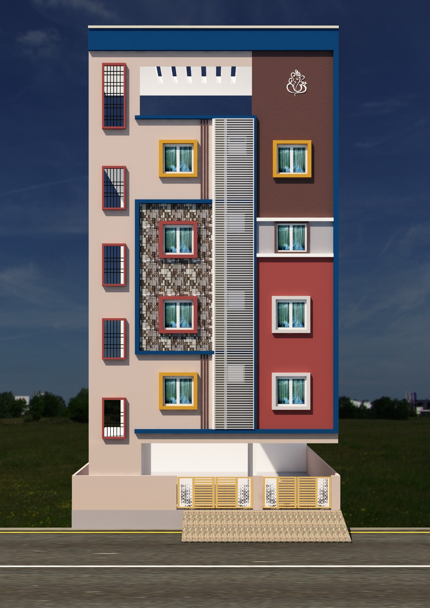 SME Consultancy Multi-storey Exterior Colours — colour option 4