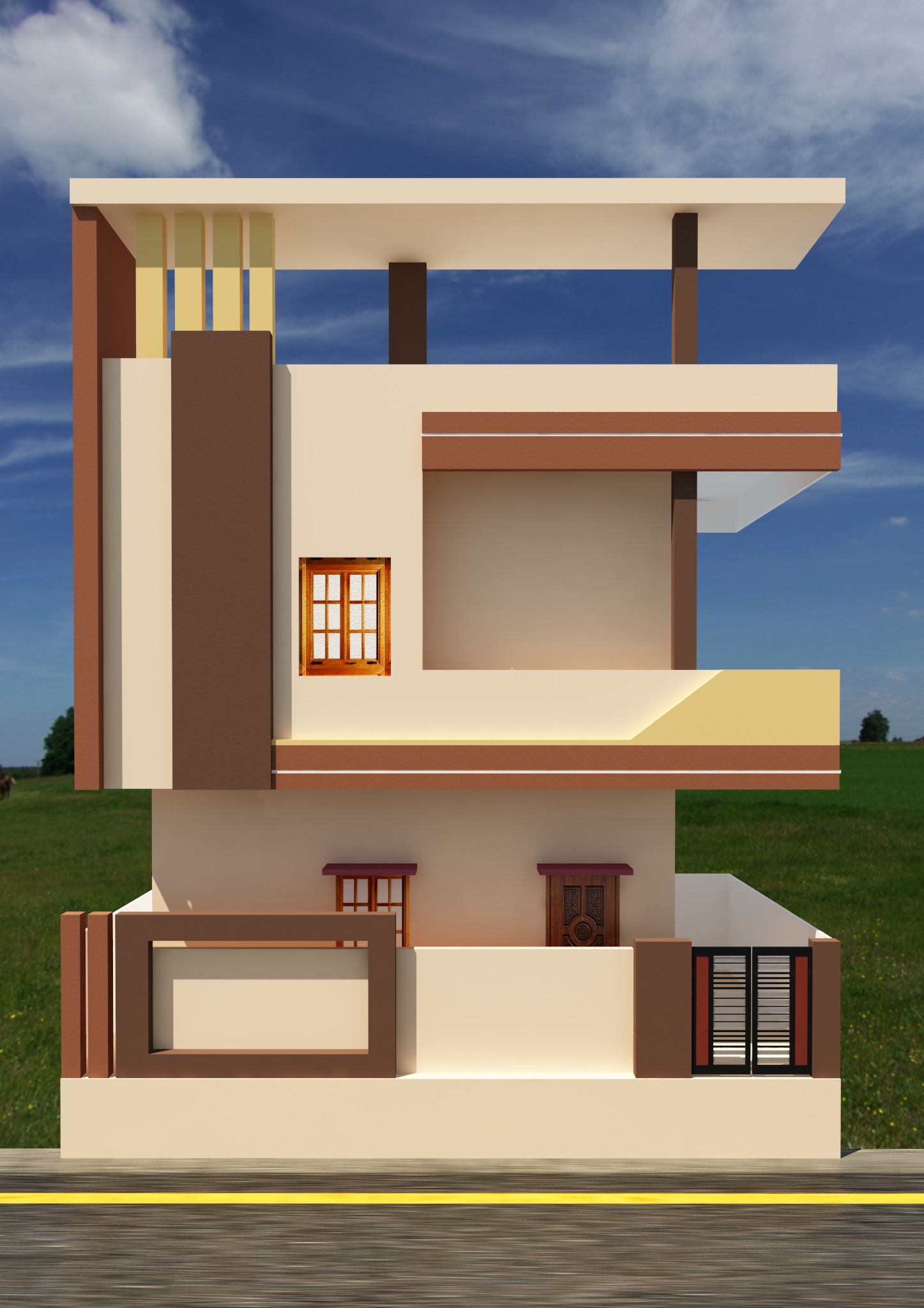 SME Consultancy Simple Contemporary Exterior Colours — colour option 1