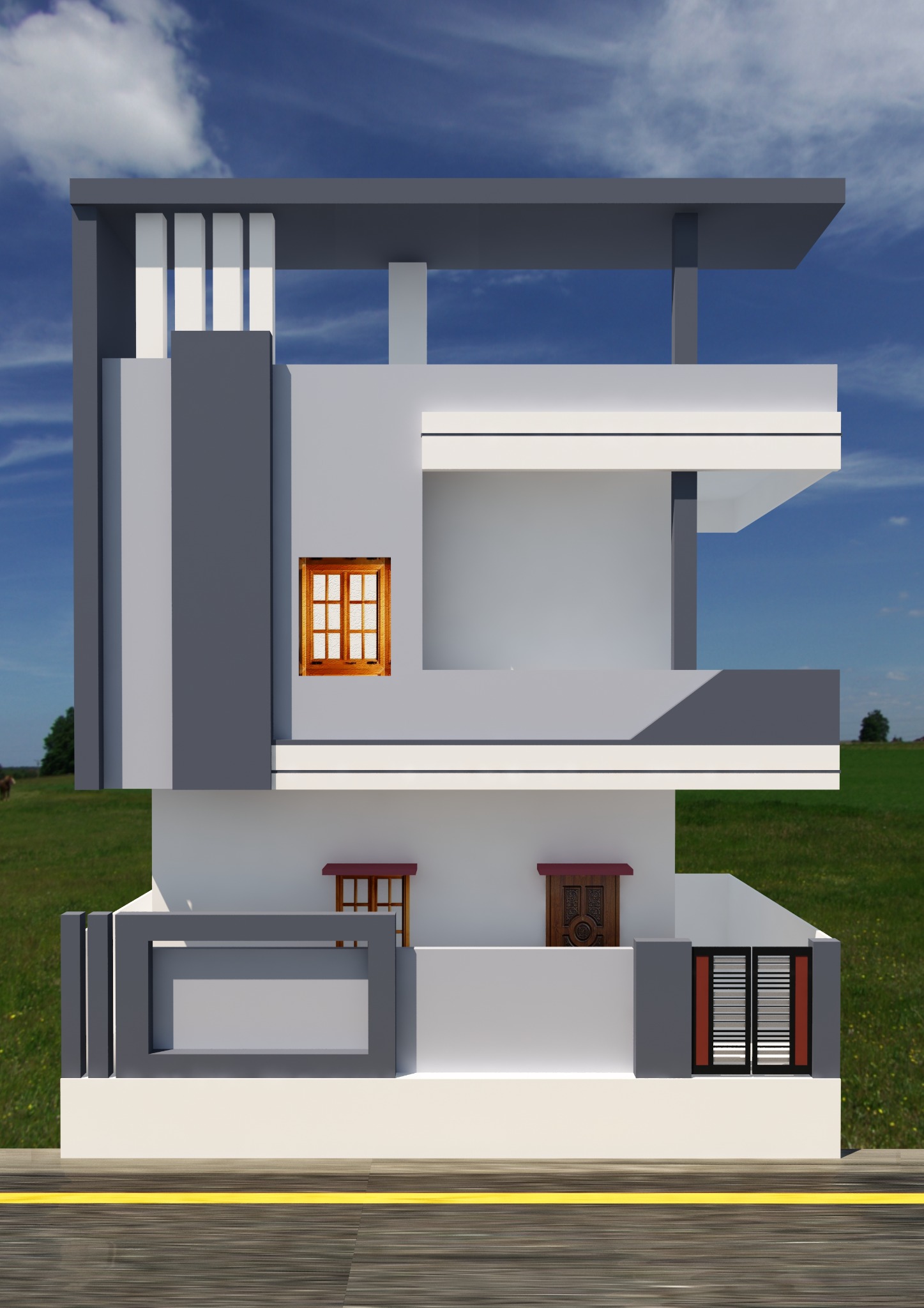 SME Consultancy Simple Contemporary Exterior Colours — colour option 2