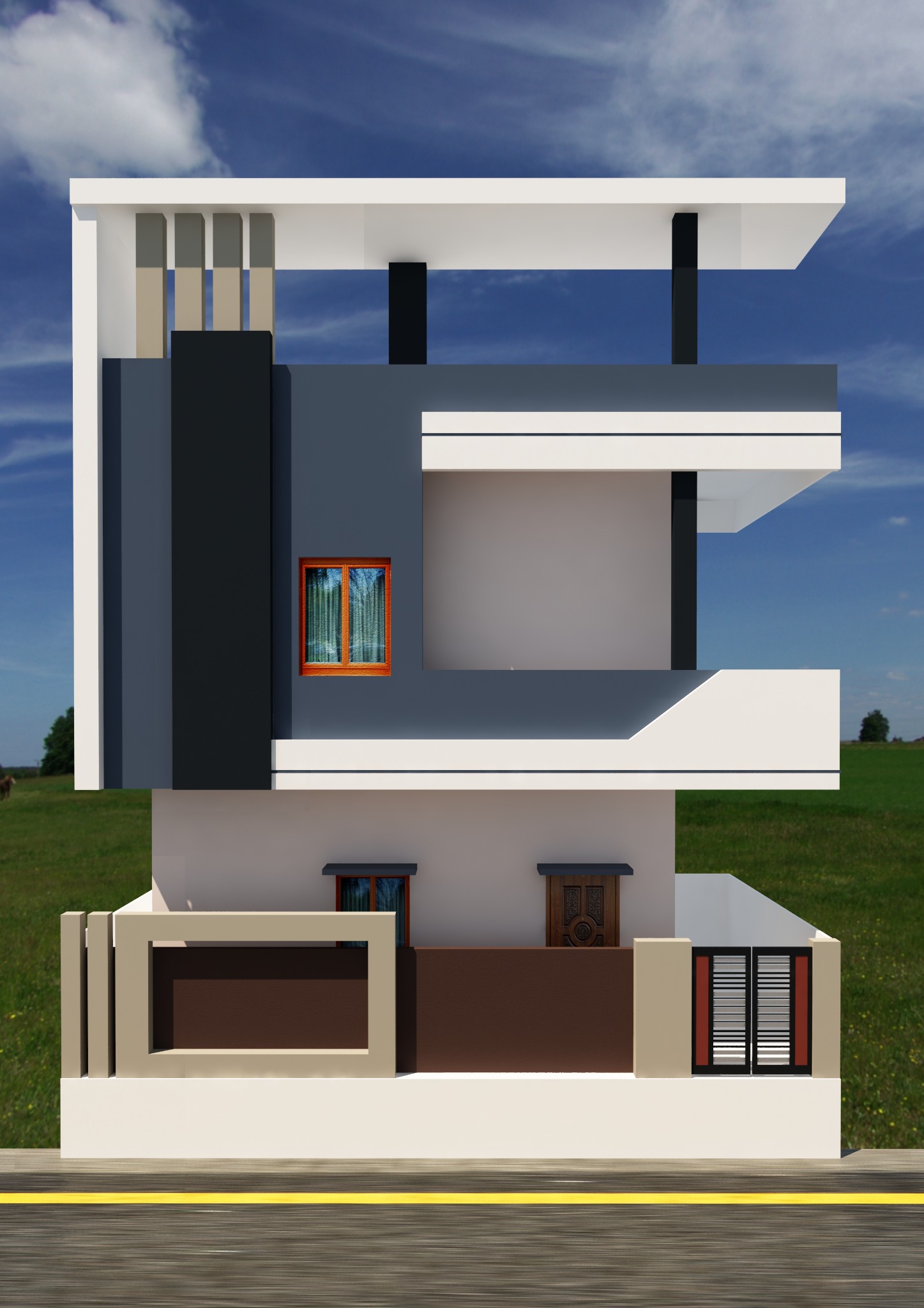SME Consultancy Simple Contemporary Exterior Colours — colour option 3