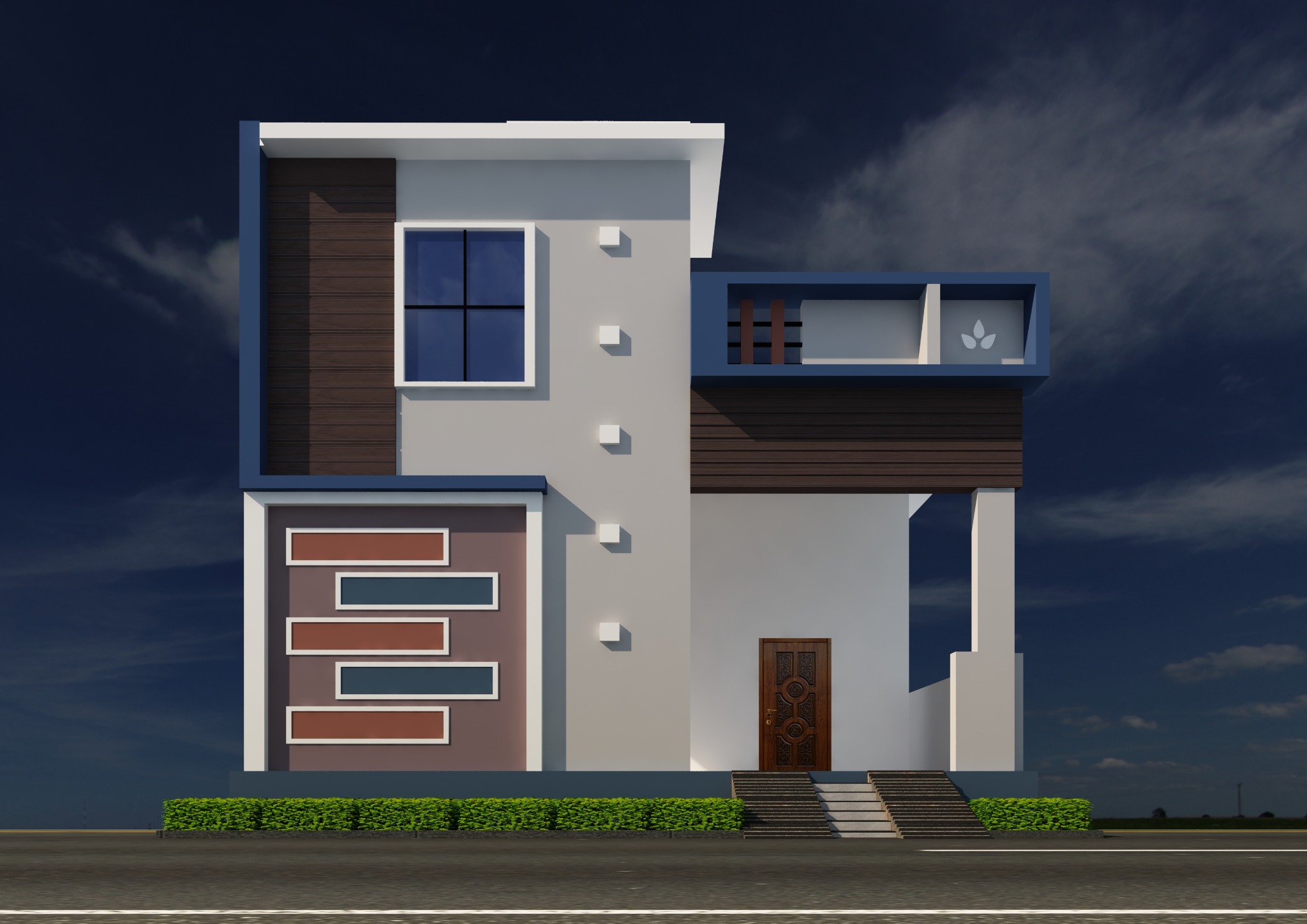 SME Consultancy Duplex Exterior Colour Options — colour option 1