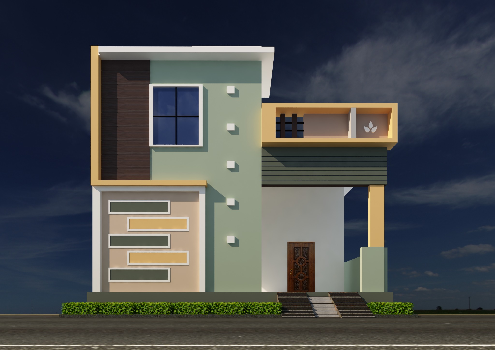SME Consultancy Duplex Exterior Colour Options — colour option 4