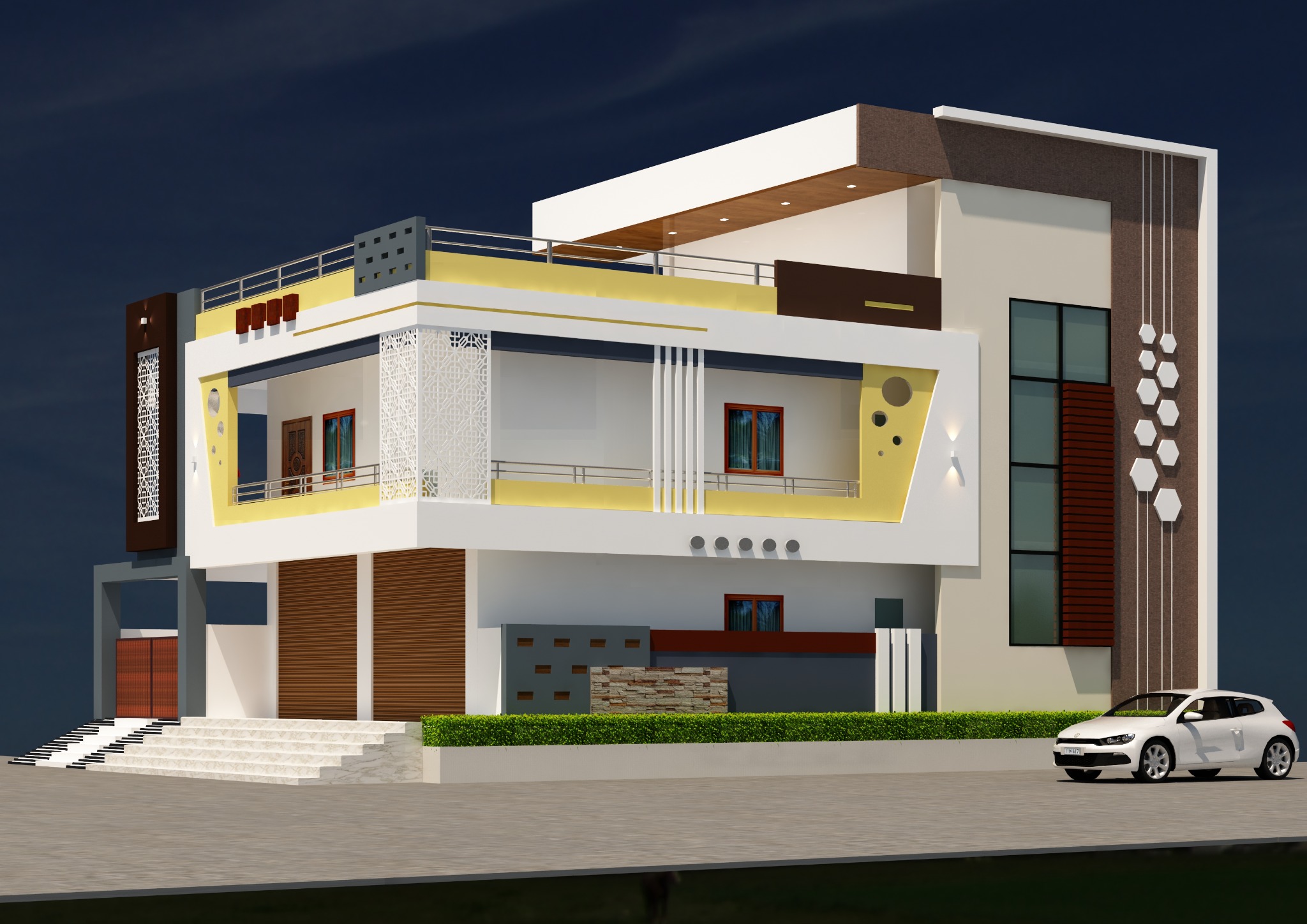 G+1 Elevation — Side View — SME Consultancy